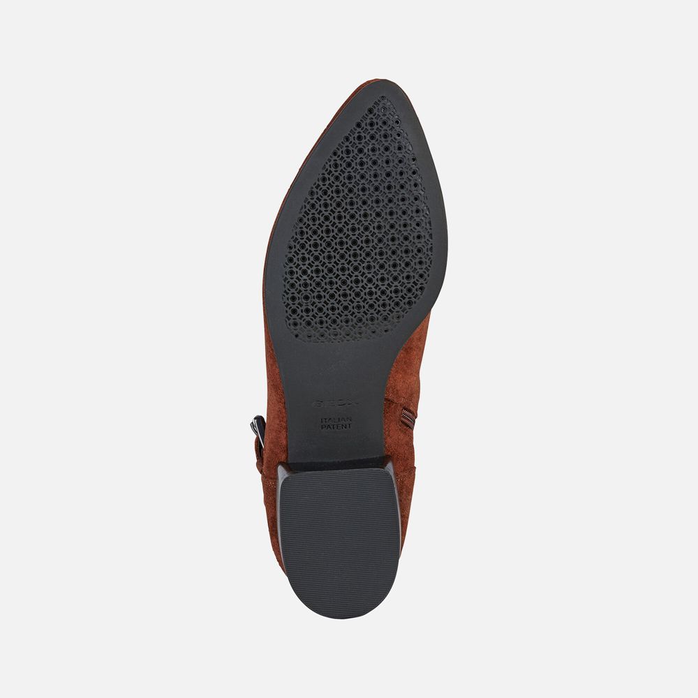 Geox Bayan Ankle Bot Bordo - Peython - OCP-407893